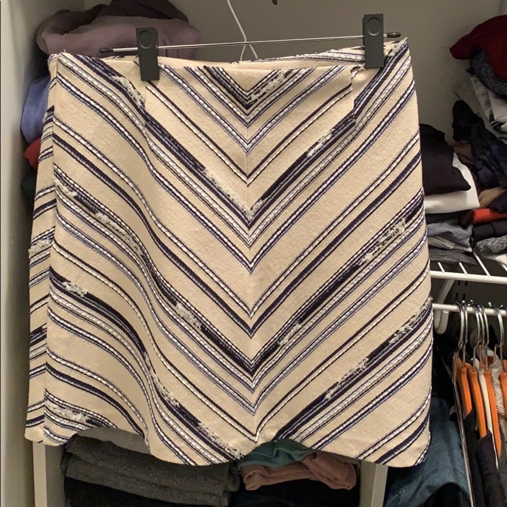 Zara Skirt blue and white